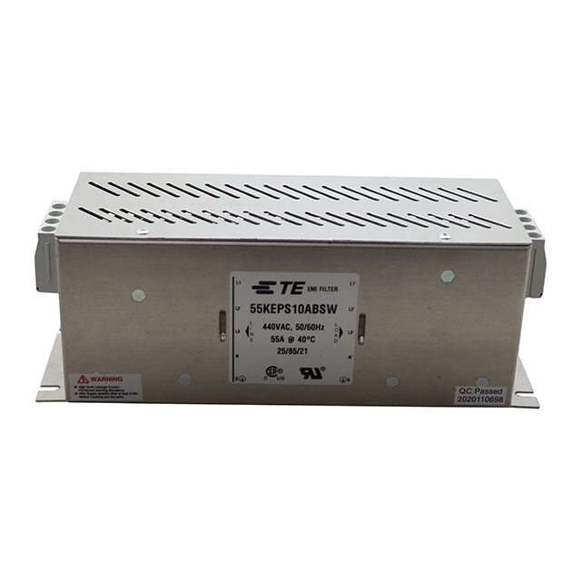 55KEPS10ABSW TE Connectivity Corcom Filters  Netzfiltermodule